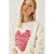 Geborduurd Ronde Hals Katoenen Sweatshirt