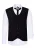 Shirt with vest and tie set of 3