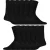 IOMI – 12 paar Gentle Grip Top Diabetische Sokken – Zwart
