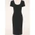 Topvintage exclusive ~ Margot Midnight pencil jurk in zwart