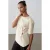 Dames T-shirt met ronde hals en korte mouwen