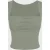 Gerimpelde Blouse met Vierkante Hals