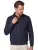 Baileys katoenen vest navy normale fit effen
