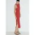 Mango midi jurk met split – rood