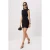 TRENDYOLMİLLA Dames Zwart Effen Kort / Mini Mouwloos Bodycon Jurken