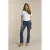Red Button flared jeans Babette darkstone used darkstone