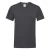 Fruit Of The Loom Heren Valuegewicht V-hals, T-shirt met korte mouwen. (Donker Heather)