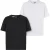 Urban Classics Meisjes oversized vriend T-shirt (Set van 2) (Zwart/Wit)
