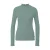 Dames T-shirt met lange mouwen, aansluitend, geribde knit, col rol QS