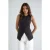 Gestreepte Crew Neck Knoploze Vest