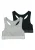 NAME IT BH  grijs gemêleerd / zwart