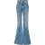 Diesel Ebbey denim bootcut-jeans voor dames (Blauwe Denim)