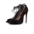 Azzedine Alaia Zwarte veterpumps met peeptoe