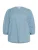 KAFFE CURVE Blouse ‘KCLoulou’  duifblauw / lichtblauw