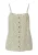 QS Top  olijfgroen / wit