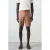 Mango Man slim casual short met linnen lichtbruin