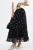 Hoge Taille Polkadot Maxi Rok met Rimpels