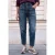 Jeans met High Waist en wijd uitlopende pijpen in een Loose Fit-pasvorm