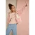 NONO reversible jas lichtroze