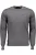 Ronde Hals Trui Melange Grijs