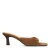 Manfield suède muiltjes camel