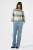 Blauwe corduroy broek