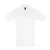 SOLS Heren Perfect Pique Korte Mouw Poloshirt (Wit)