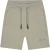Malelions Junior Striped Signature Shorts | Olive Green