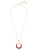 Yokoamii Ketting  goudgeel / bloedrood