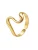 Hey Happiness Ring ‘Fluid Heart’  goud