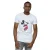 Disney Heren Traditioneel Golf Mickey Mouse Katoenen T-Shirt (Wit)