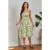Rosie Lemon and Stripes katoenen swing rok in wit