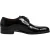 Dolce & Gabbana Zwarte Leren Veterschoenen voor Mannen Derby Formeel