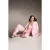 TRENDYOLMİLLA Dames Roze Effen Lang Oversized Blazers