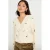 Cache Cache gebreide vest met wol en borduursels – zand