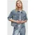AllSaints Bella Diamante Jacke Indigo Blue