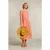 River Woods Orange Sleeveless Ruffled Uni Dress Orange