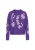 IZIA Oversized trui  lila / wit