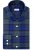 Seidensticker Flanellen Overhemd donkerblauw, Ruit