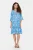 SAINT TROPEZ Jurk  blauw / wit