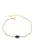 faina Armband  marine / rose-goud