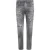 Dsquared2 Lichtgrijze Skaterjeans