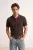 TRENDYOL MAN Heren Bruin Effen Kort Regular fit Poloshirts