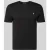 REVIEW Basic slim fit T-shirt met flock-logo op de borst
