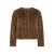 VILA imitatiebont jas – bruin