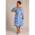 Colletta maxi jurk blauw