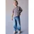 Mango Kids regular waist straight leg jeans – lichtblauw