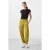 Mid Waist Crepe Relaxed Broek met Zak