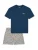 SCHIESSER Nachtkledij ‘ Teens Nightwear ‘  beige / blauw / lichtgroen / bordeaux