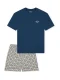 SCHIESSER Nachtkledij ‘ Teens Nightwear ‘  beige / blauw / lichtgroen / bordeaux